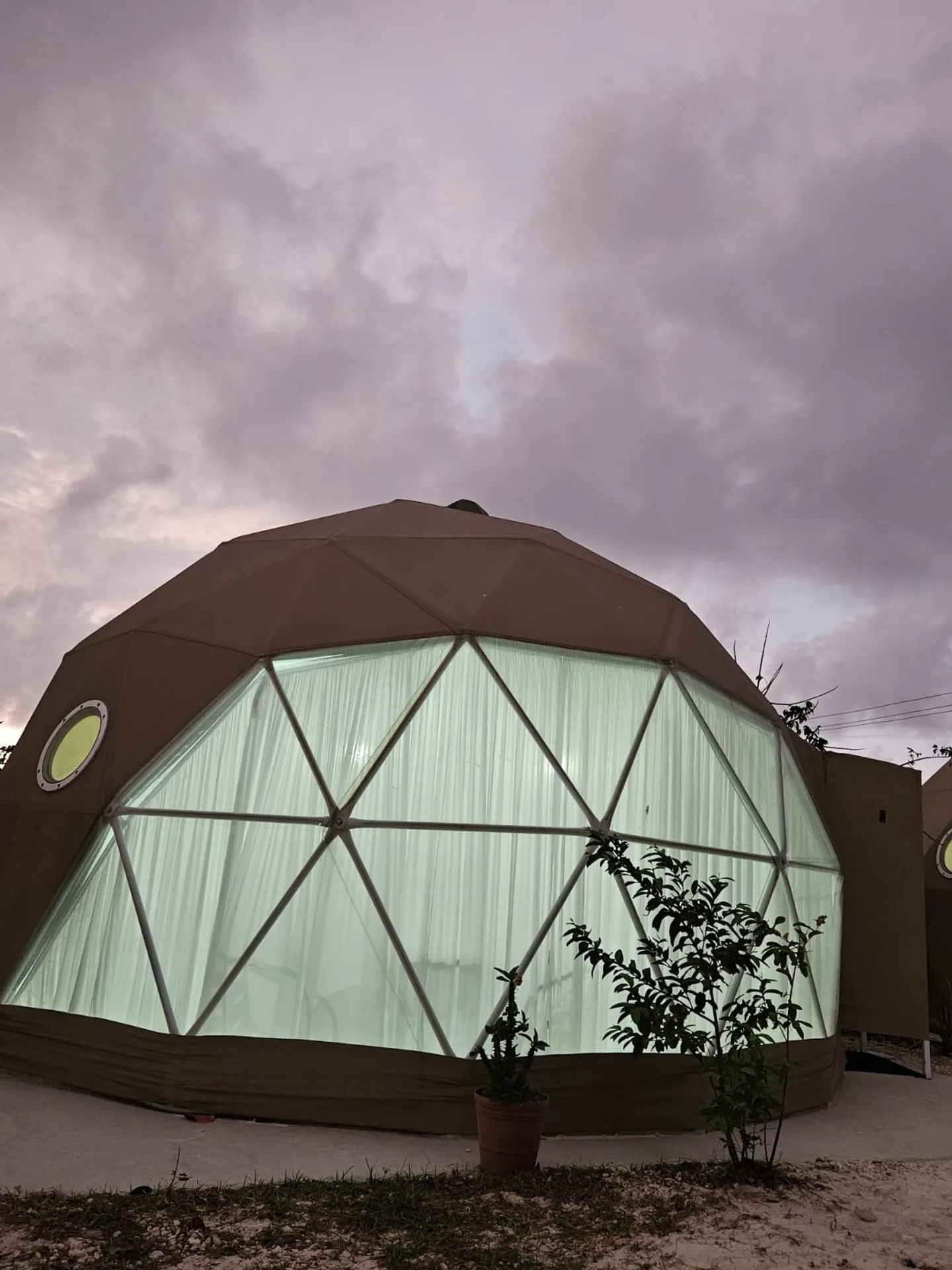 foto profesional atardecer cupula exterior